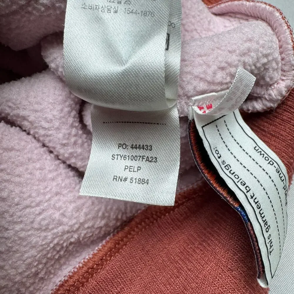 Patagonia Baby Synchilla Fleece Full Zip Vest Toddler 2T Pink Granola Gorpcore